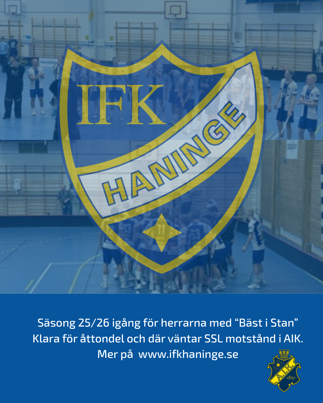 Innebandy: Herr igång med säsongen 25/26